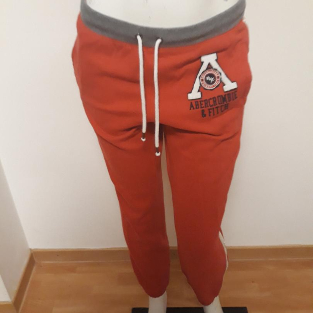 Abercrombie & Fitch Red Track Pants